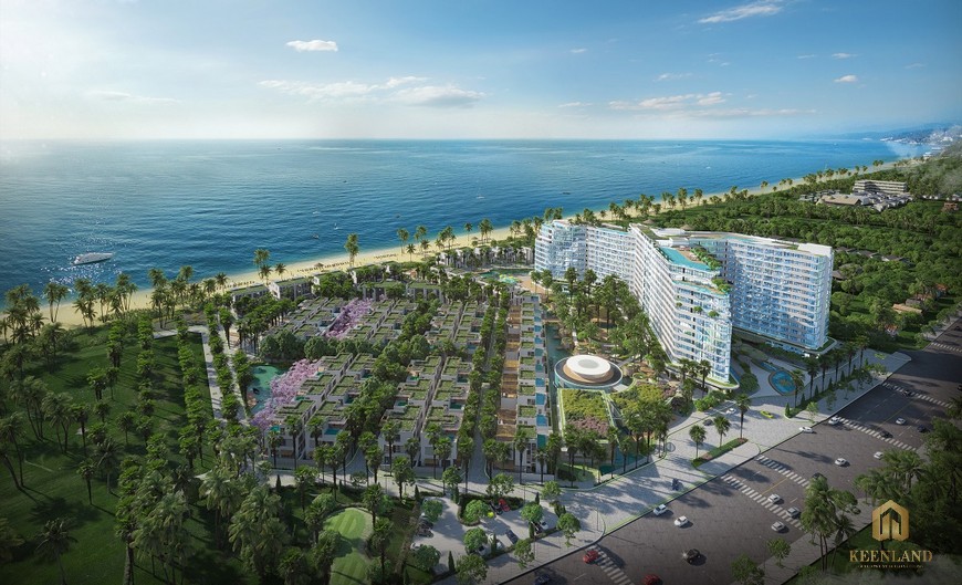 Phối cảnh tổng thể dự án Charm Hồ Tràm Resort