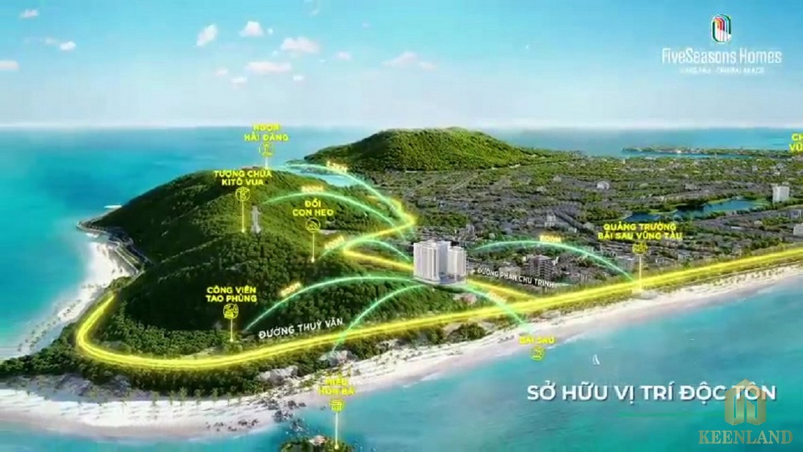 Vị trí độc tôn dự án Five Seasons Homes Vũng Tàu