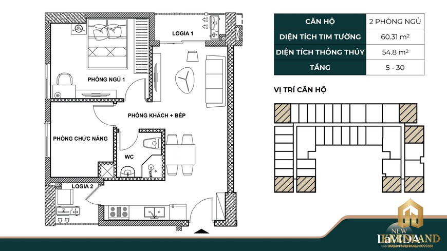 Thiết Kế Căn Hộ New Lavida