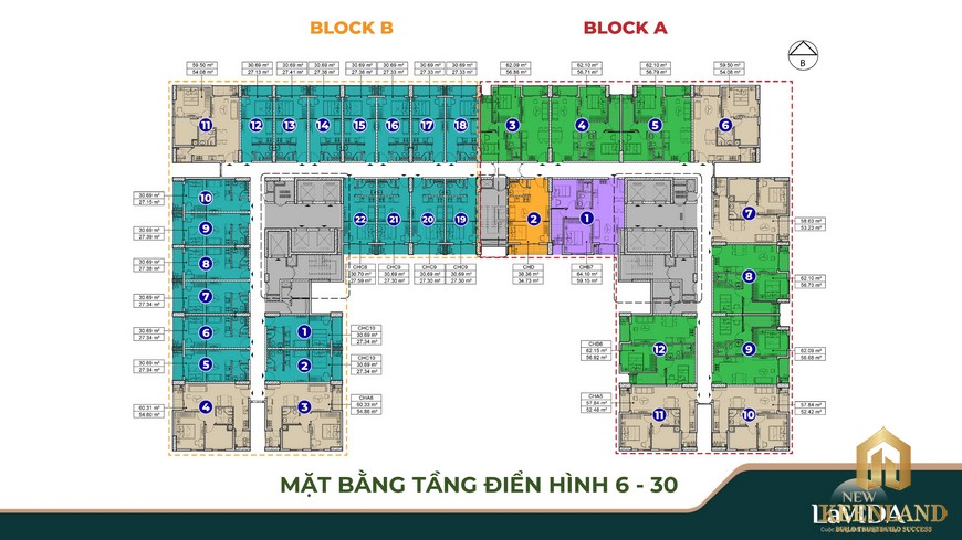 Mặt Bằng Dự Án Căn Hộ New Lavida