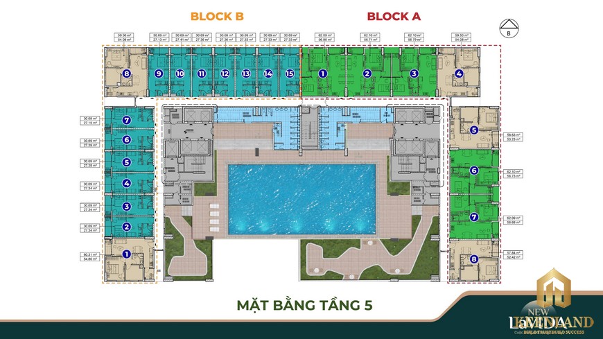 Mặt Bằng Dự Án Căn Hộ New Lavida