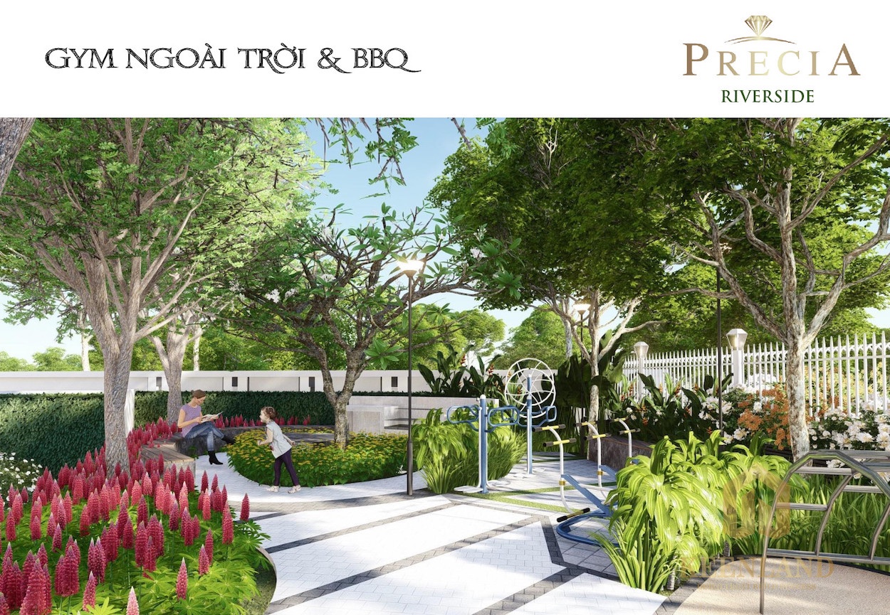Tiện ích nhà phố Precia Riverside Quận 2