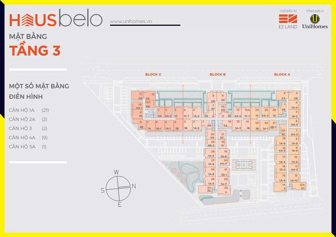 MBT 3 dự án Hausbelo quận 9