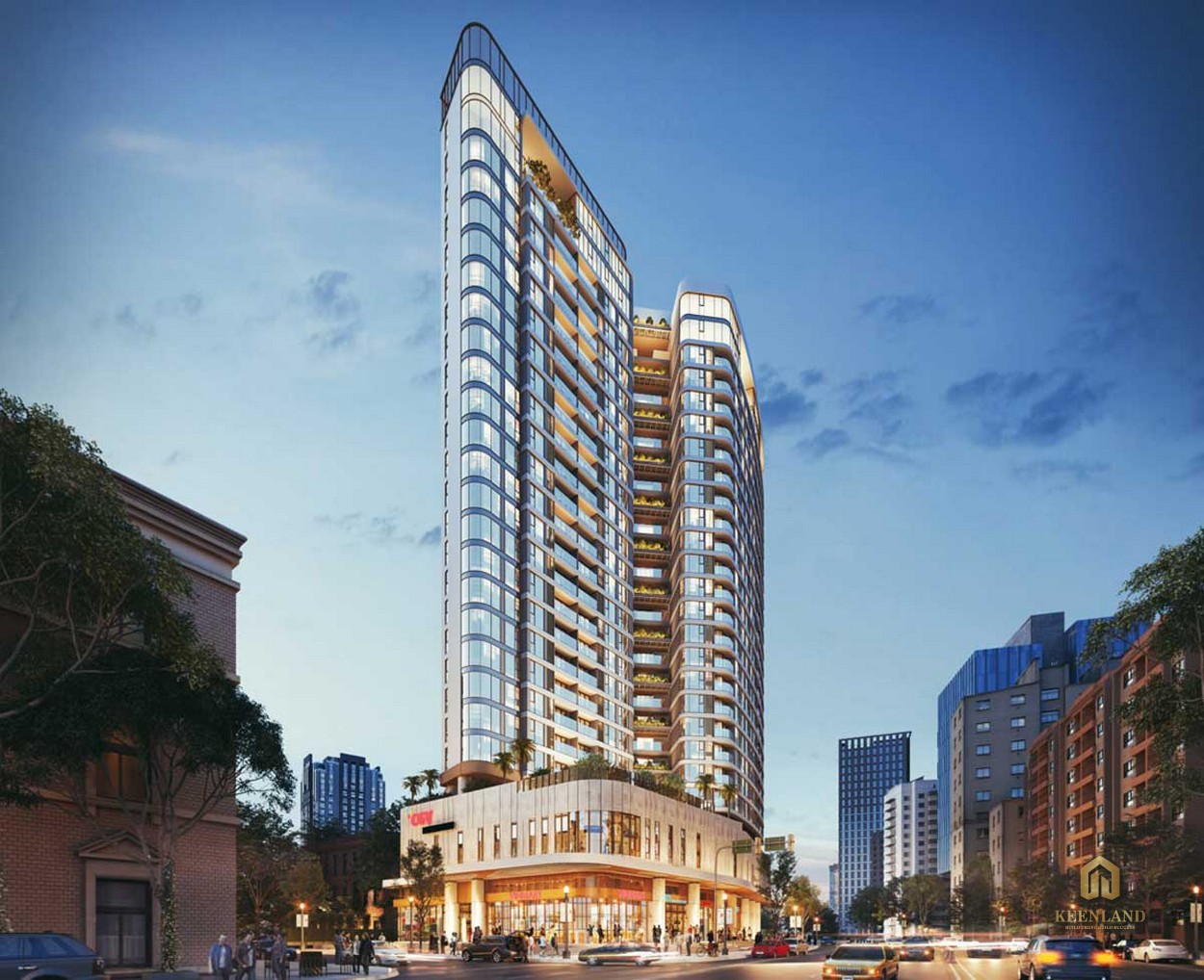 Phối cảnh dự án căn hộ Thảo Điền Green Towers Quận 2