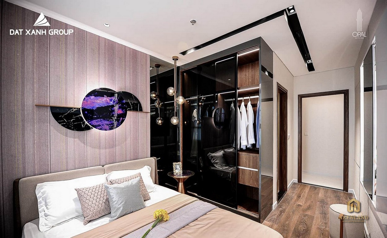 Phòng ngủ nhà mẫu dự án Opal Cityview