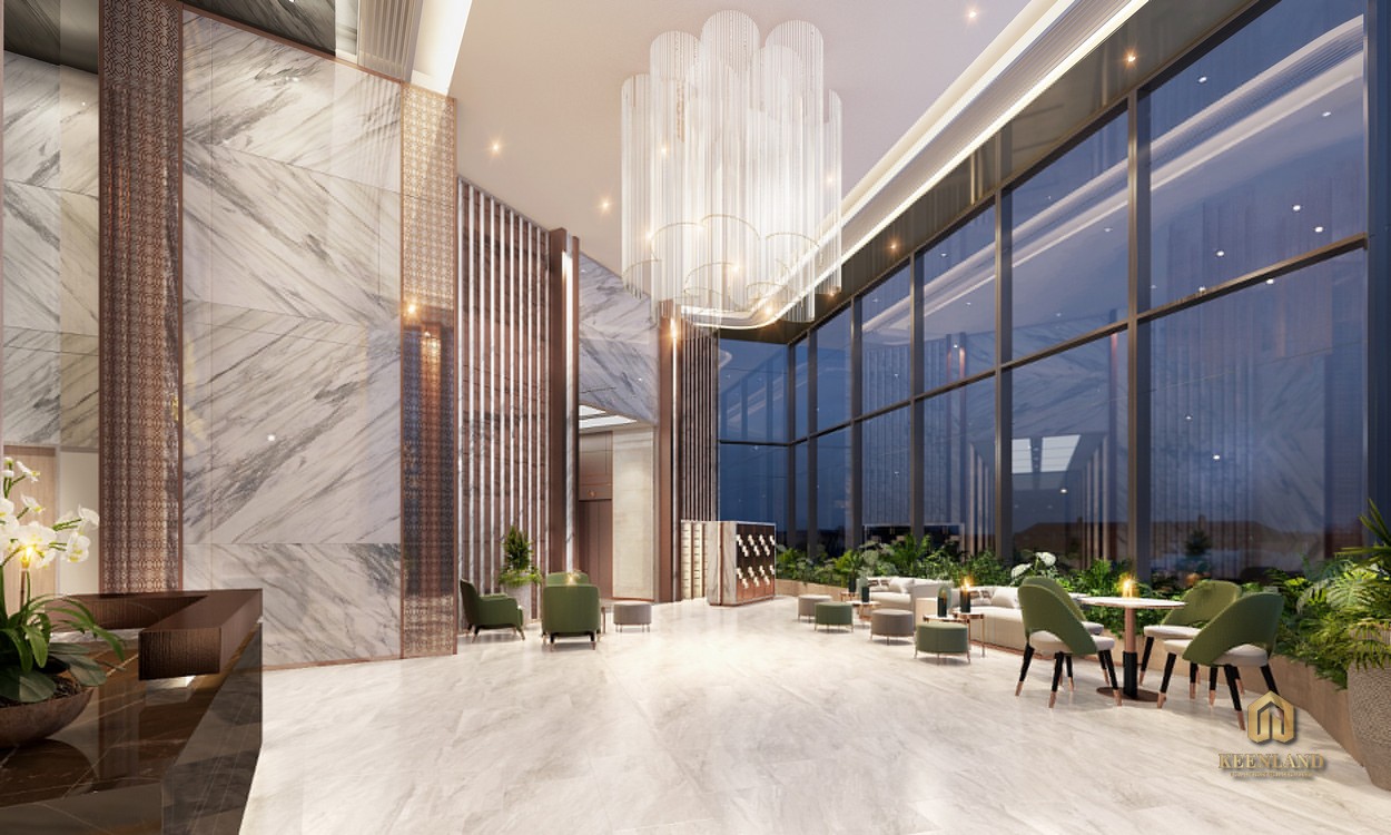Sảnh đón khách tại dự án Thảo Điền Green Towers Quận 2
