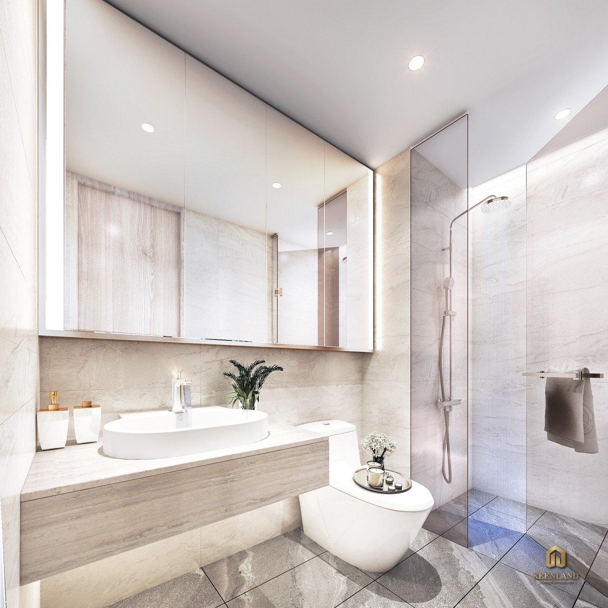 Căn hộ mẫu 2PN dự án Thảo Điền Green SIC