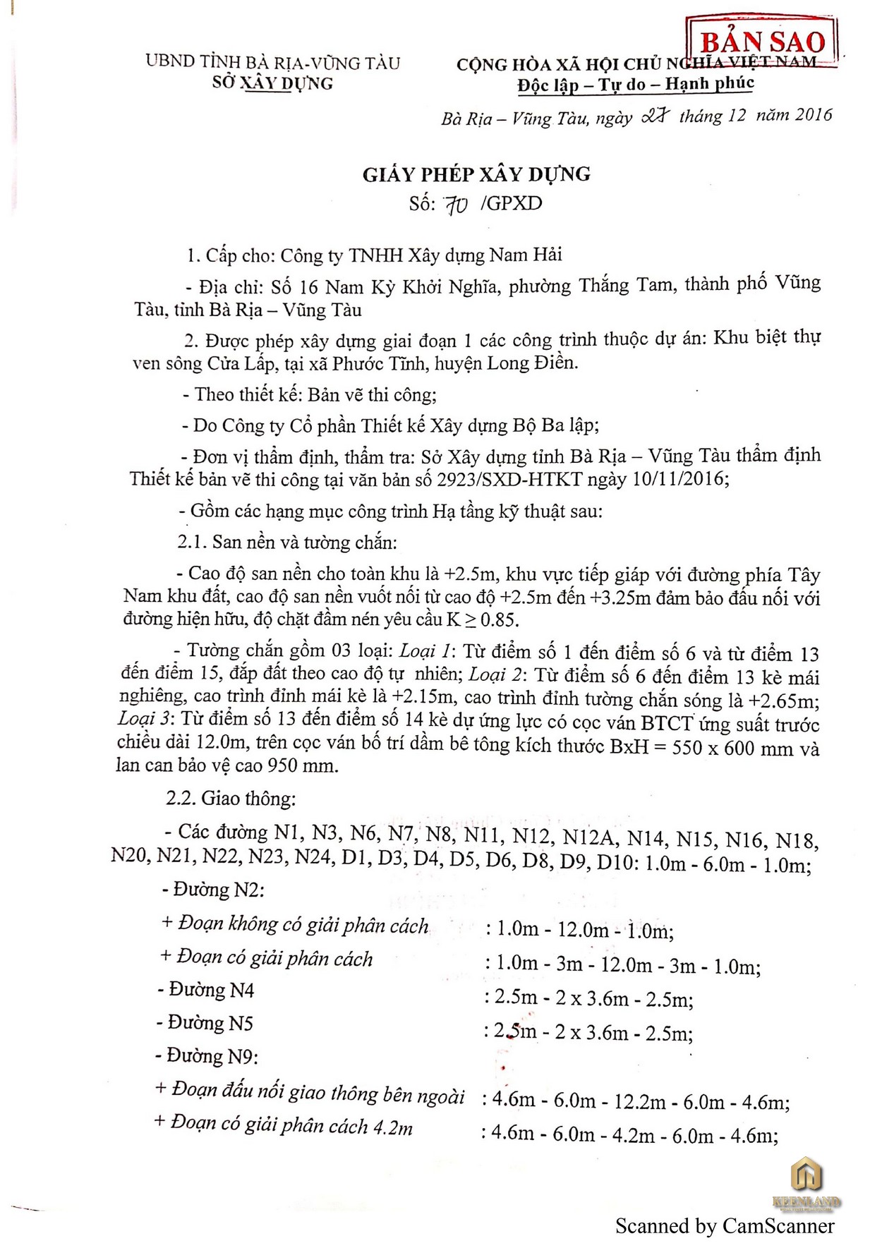 Pháp lý dự án Marine City Vũng Tàu