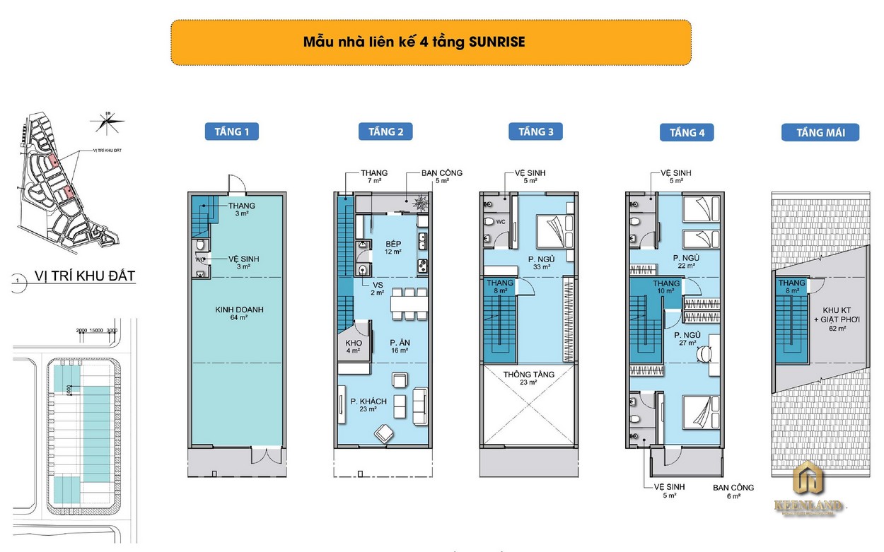 Thiết kế chi tiết nhà liên kế SUNRISE tại Marine City Nam Hải Vũng Tàu