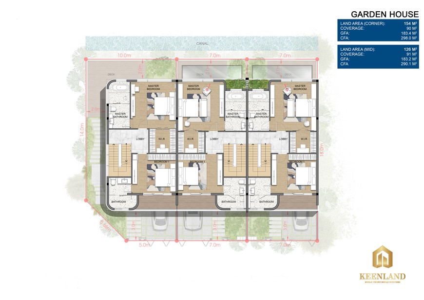 Thiết kế Nhà phố Garden House Venezia Beach