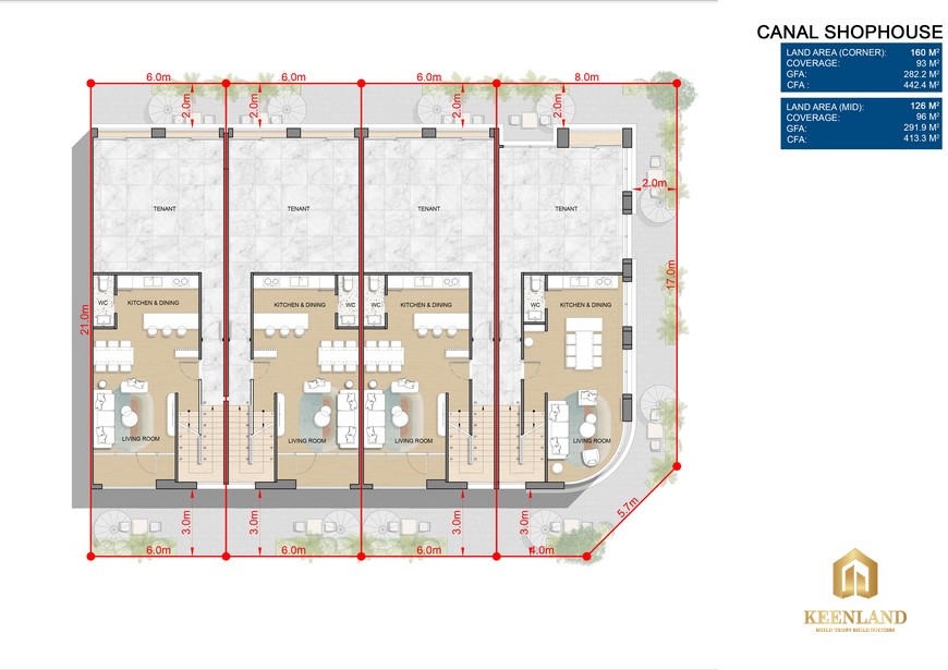 Thiết kế Shophouse Venezia Beach Hồ Tràm
