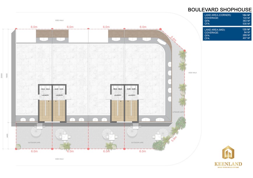 Thiết kế Boulevard Shophouse Venezia Beach Hồ Tràm